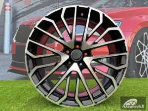 Ratlankis R19x8  5X112  ET  49  57.1  3S1261  Black Polished (MB)  For AUD  (K2+P)  (HYBRID FORGED New Model)
