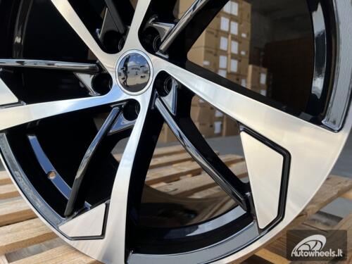 Ratlankis R19x8.5  5X112  ET  39  66.5  XE139  (BK5366)  Black Polished (MB)  For AUD  (K2)