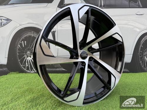 Ratlankis R19x8.5  5X112  ET  39  66.5  XE139  (BK5366)  Black Polished (MB)  For AUD  (K2)