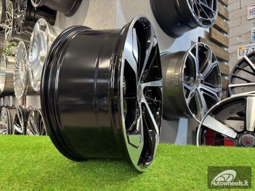 Ratlankis R19x8.5  5X112  ET  39  66.5  XE139  (BK5366)  Black Polished (MB)  For AUD  (K2)