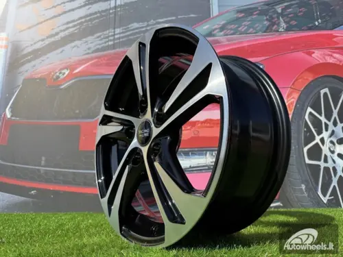 Ratlankis R16x6.5  5X118  ET  45  71.1  B1242  (BK1424)  Black Polished (MB)  For RACIN  (K2+K4)