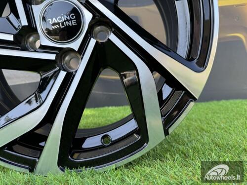 Ratlankis R17x7  5X114.3  ET  43  66.1  B5762  Black Polished (MB)  For RENAU  (K2+P)