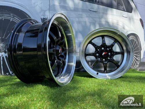 JR Wheels TF2 15x7,5 ET10 4x100/114 Gloss Black