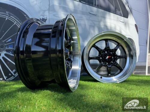JR Wheels TF2 15x7,5 ET10 4x100/114 Gloss Black