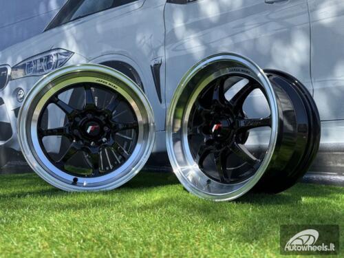 JR Wheels TF2 15x7,5 ET10 4x100/114 Gloss Black