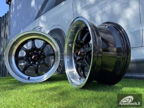 JR Wheels TF2 15x7,5 ET10 4x100/114 Gloss Black