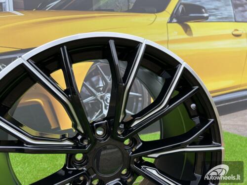 Ratlankis Omni 8,5X19 5X120 ET35 74,1 Black Milling Spoke