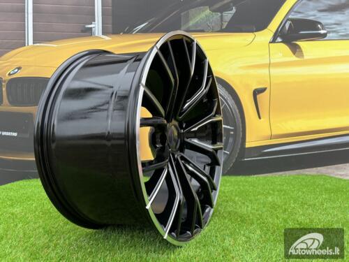 Ratlankis Omni 9,5X19 5X120 ET35 74,1 Black Milling Spoke