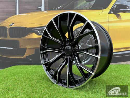 Ratlankis Omni 9,5X19 5X120 ET35 74,1 Black Milling Spoke