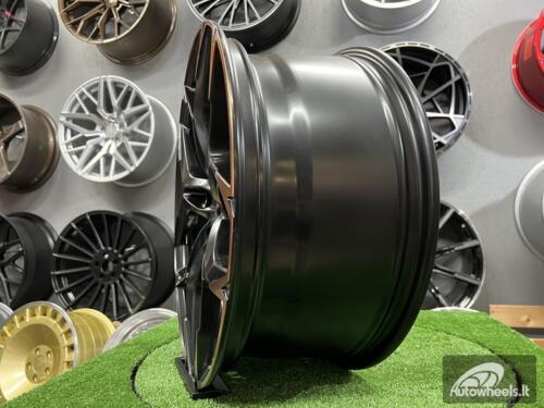 Ratlankis Oliver 8,5X19 5X112 ET43 57,1 Matt Black Polished Bronze