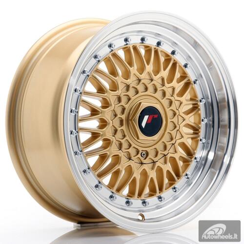 JR Wheels JR9 16x7,5 ET25 BLANK Gold w/Machined Lip