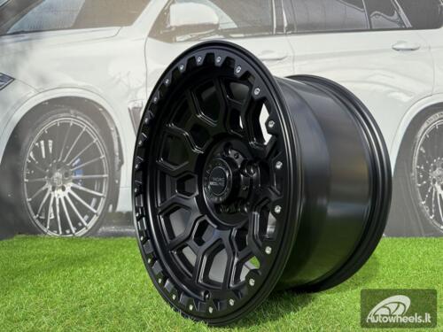 Ratlankis R17x9  5X127  ET  M6  78.1  B1105  Black Half Matt (BLHM)  For 4X4  (P)