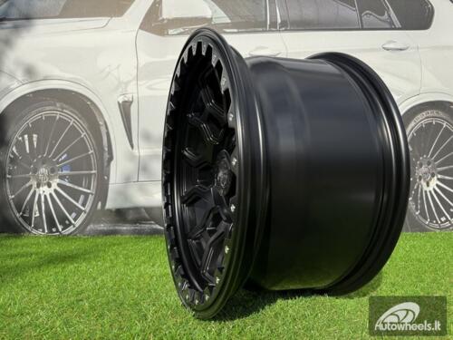 Ratlankis R17x9  5X127  ET  M6  78.1  B1105  Black Half Matt (BLHM)  For 4X4  (P)