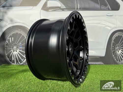Ratlankis R17x9  5X127  ET  M6  78.1  B1105  Black Half Matt (BLHM)  For 4X4  (P)