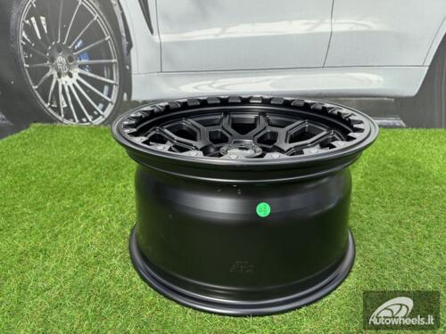 Ratlankis R17x9  5X127  ET  M6  78.1  B1105  Black Half Matt (BLHM)  For 4X4  (P)