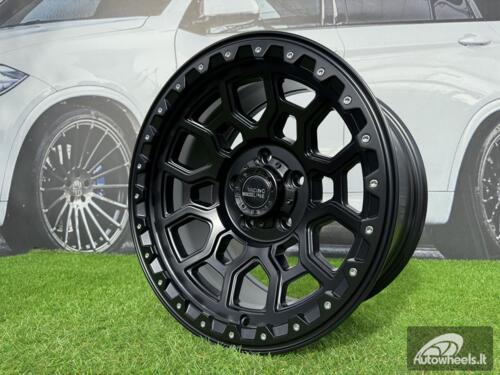 Ratlankis R17x9  5X127  ET  M6  78.1  B1105  Black Half Matt (BLHM)  For 4X4  (R)