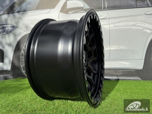 Ratlankis R17x9  5X127  ET  M6  78.1  B1105  Black Half Matt (BLHM)  For 4X4  (R)