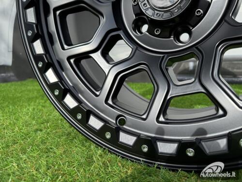 Ratlankis R17x9  5X127  ET  M6  78.1  B1105  Black Half Matt (BLHM)  For 4X4  (R)