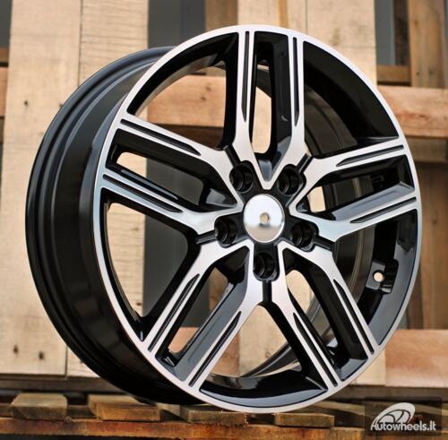 Ratlankis R17x6.5  5X114.3  ET  50  67.1  Y1227  Black Polished (MB)  For KIA  (K4)