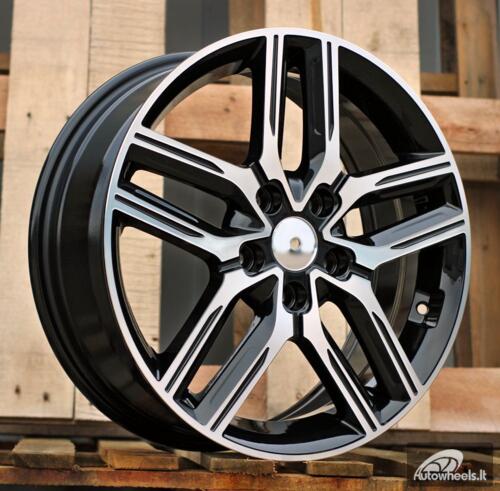 Ratlankis R17x6.5  5X114.3  ET  50  67.1  Y1227  Black Polished (MB)  For KIA  (P)