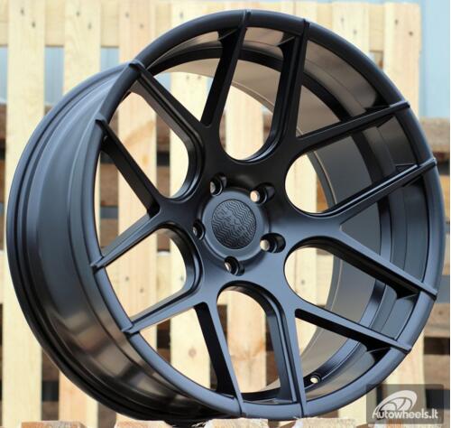 Ratlankis R18x10  5X120  ET  15  74.1  SSA03  (HX022)  Black Half Matt (BLHM)  For HAXER  (Z2)  (Rear+Front)