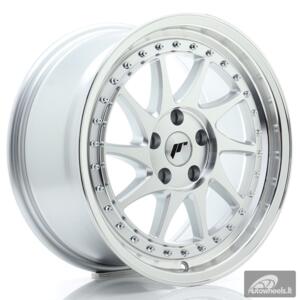 JR Wheels JR26 17x8 ET35 5x112 Silver Machined Face