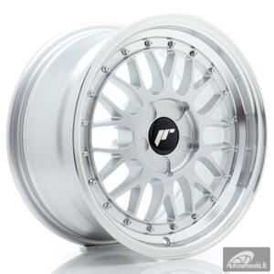 JR Wheels JR23 16x8 ET20-45 5H BLANK Hyper Silver w/Machined Lip