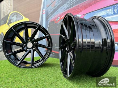 Ratlankis Vossen Style R18X8J+9J 5X112 ET35+ET35 66.6 Black (Small defect)