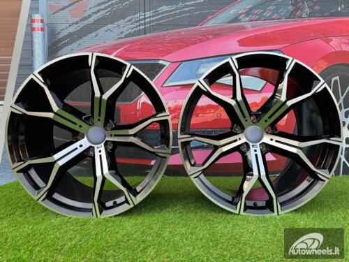 Ratlankis BMW 741M Style R21X10.5J 5X120 ET40 74.1 Black Polished (Small defect)