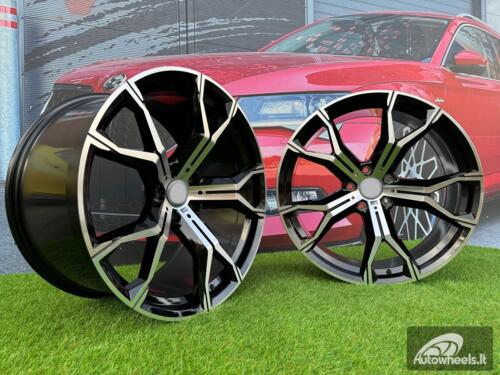 Ratlankis BMW 741M Style R21X10.5J 5X120 ET40 74.1 Black Polished (Small defect)