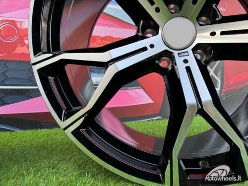 Ratlankis BMW 741M Style R21X10.5J 5X120 ET40 74.1 Black Polished (Small defect)