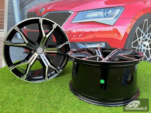 Ratlankis BMW 741M Style R21X10.5J 5X120 ET40 74.1 Black Polished (Small defect)