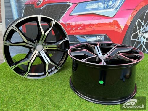 Ratlankis BMW 741M Style R21X10.5J 5X120 ET40 74.1 Black Polished (Small defect)