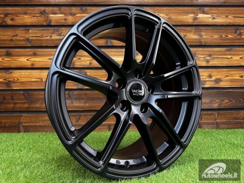 Ratlankis R16x7  5X100  ET  40  57.1  BK1155  Black Half Matt (BLHM)  For RACIN  (D2)