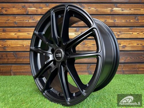 Ratlankis R16x7  5X100  ET  40  57.1  BK1155  Black Half Matt (BLHM)  For RACIN  (D2)