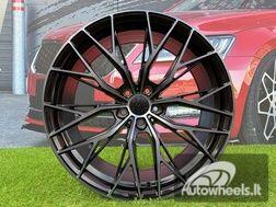 Ratlankis R20x8.5  5X112  ET  25  66.6  HX042  (IN0387)  Black+Tinted Face (BLTF)  For HAXER  (K7+Z6)  (Front+Rear)