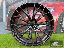 Ratlankis R20x8.5  5X112  ET  35  66.6  HX042  (IN0387)  Black+Tinted Face (BLTF)  For HAXER  (K7+Z6)  (Front+Rear)
