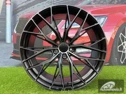 Ratlankis R20x8.5  5X112  ET  35  66.6  HX042  (IN0387)  Black+Tinted Face (BLTF)  For HAXER  (K7+Z6)  (Front+Rear)
