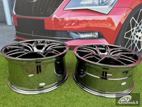 Ratlankis BBS FI style R19X9.5J 5X114.3 ET35 73.1  Black Chrome for Honda, Lexus, Nissan