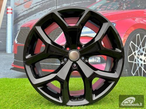 Ratlankis Dodge Y spoke style R20X8J 5X115 ET24 71.5 Gloss Black for Dodge Challenger, Charger