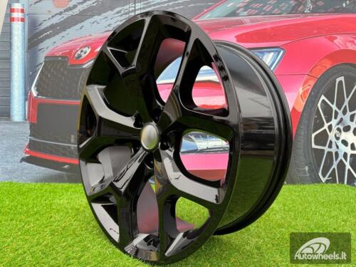 Ratlankis Dodge Y spoke style R20X8J 5X115 ET24 71.5 Gloss Black for Dodge Challenger, Charger