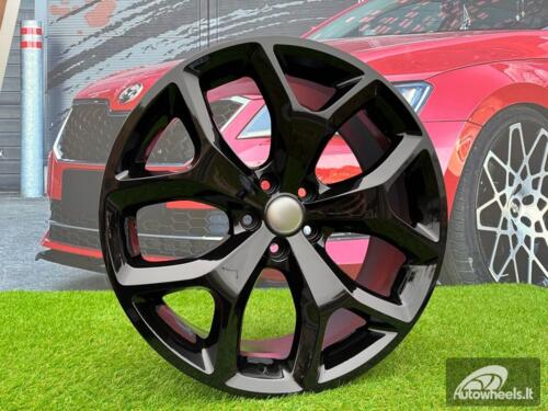 Ratlankis Dodge Y spoke style R20X8J 5X115 ET24 71.5 Gloss Black for Dodge Challenger, Charger