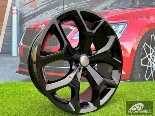 Ratlankis Dodge Y spoke style R20X8J 5X115 ET24 71.5 Gloss Black for Dodge Challenger, Charger