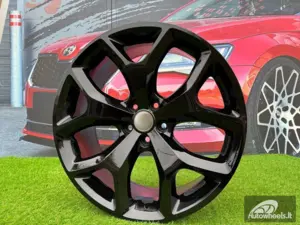 Ratlankis Dodge Y spoke style R20X8J 5X115 ET24 71.5 Gloss Black for Dodge Challenger, Charger