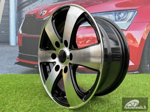 Ratlankis Mercedes Sprinter Style R16X7J 6X130 ET50 84.1 Black with Diamond cut for Mercedes Sprinter, VW Crafter