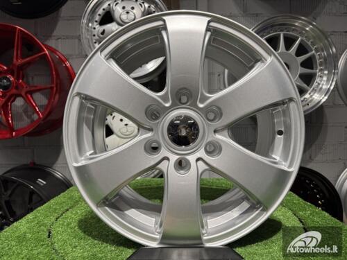 Ratlankis Sprinter Style | R16X7J 6X130 ET50 84.1 Silver for Sprinter, VW Crafter