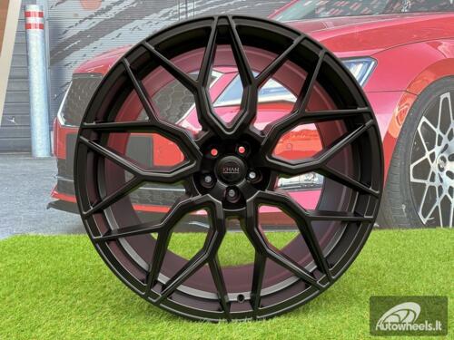 Ratlankis Khan Motorsport Style R23X10.5J 5x112 ET28 66.45 Black Matt for Audi Q7, Q8