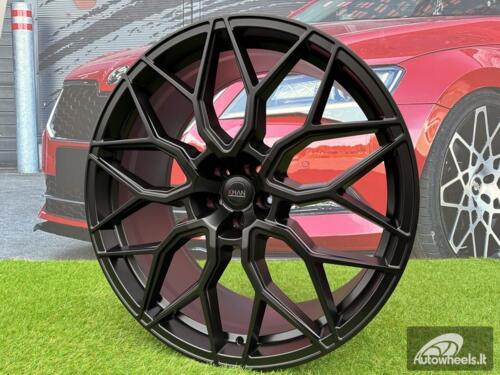 Ratlankis Khan Motorsport Style R23X10.5J 5x112 ET28 66.45 Black Matt for Audi Q7, Q8