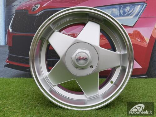 Ratlankis Borbet A Style R16X7J 4x100/4x114.3 ET20 67.1 Silver with Diamond cut lip for BMW E30, Audi, VW