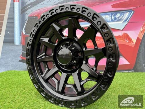 Ratlankis FUEL Off-Road Covert style R17X8.5J 5x130 ET-15 84.1 Gloss Black for Mercedes-Benz G, Porsche Cayenne